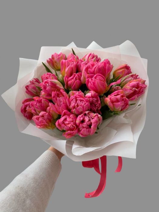 Тюльпаны розовые ― Мята