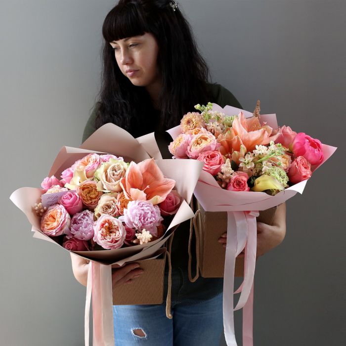 Букет "Персиковое суфле" ― Мята